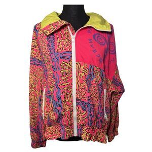 Vintage 80s 90s Ocean Pacific Retro Indie Surfer Streetwear Windbreaker Jacket L